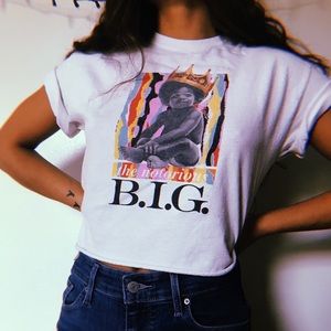 Notorious B.I.G Crop Top